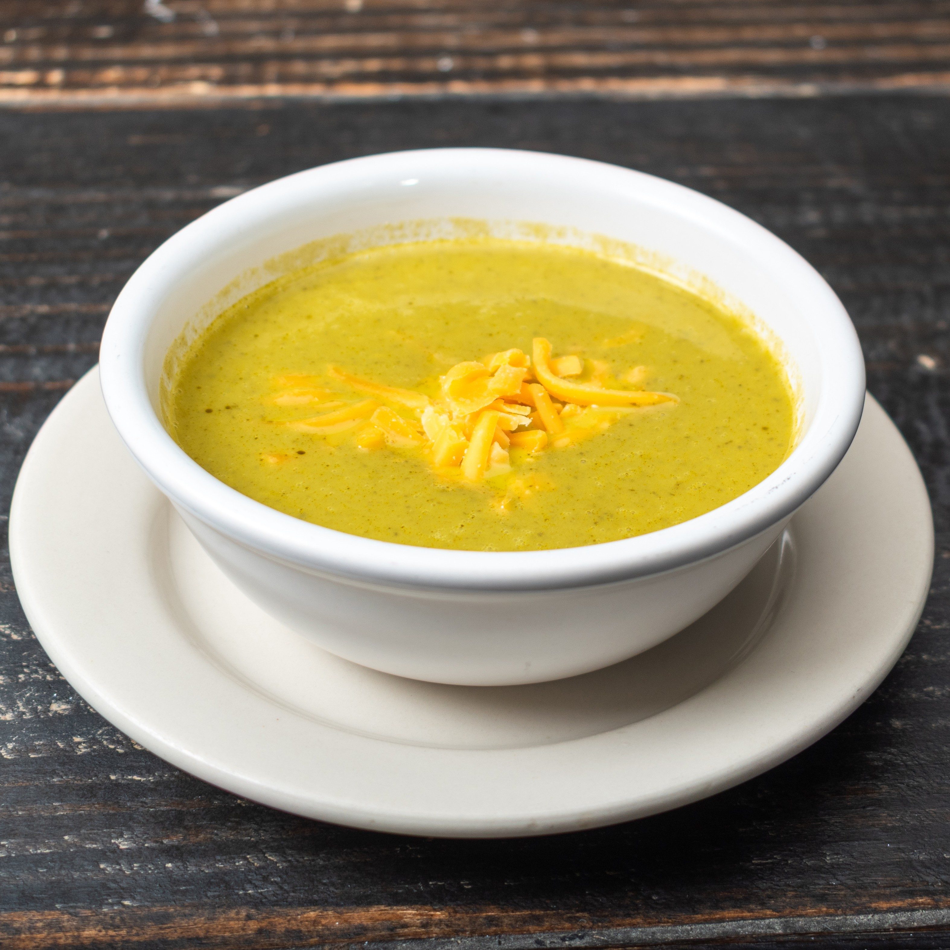 Creamy Poblano Soup.