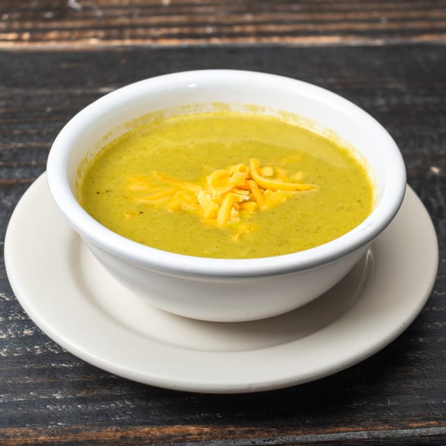 Creamy Poblano Soup.