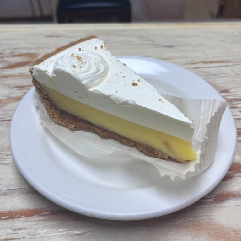 Indulge in our key lime pie
